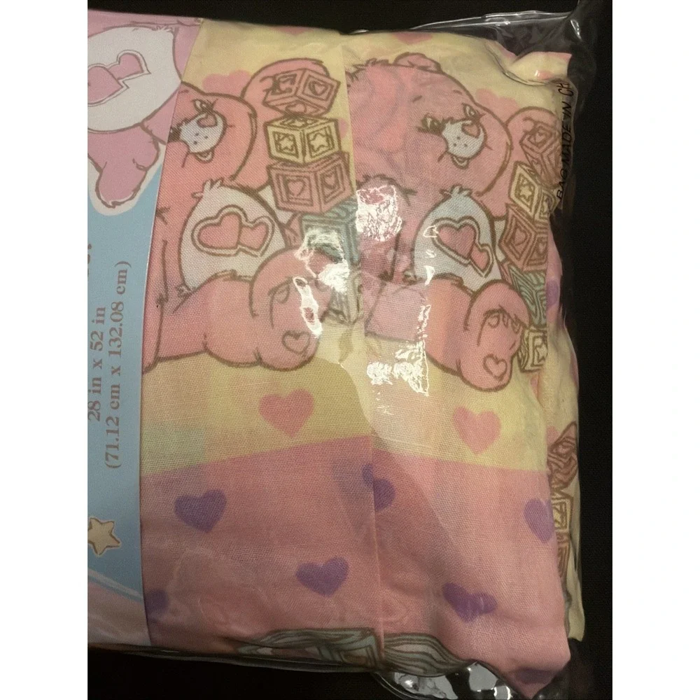 Vintage Care Bears Fitted Crib Sheet New In Pack 2006 American Greetings